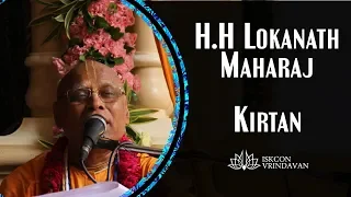 Lokanath Swami Maharaj's Evening Kirtan at iskcon vrindavan