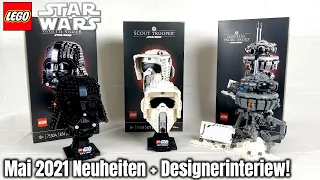 Solide Sets, aber teilweise Qualitätsprobleme... | LEGO Star Wars Mai 2021 Sets Review!