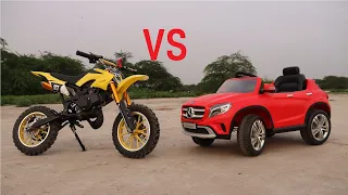 Dirt Bike vs Mercedes Car Fixing