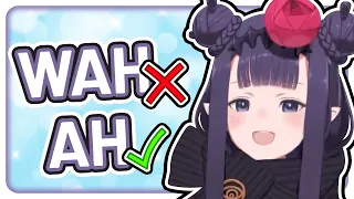 Ina says "AH" instead of "WAH" 【Hololive EN】