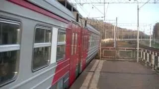 Электропоезд ЭД4М-0380 платформа Никольское