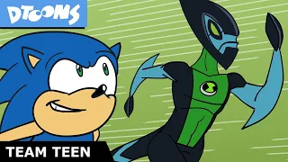 Team Teen: A Quick Rescue | Complete Saga | Big Damn Cartoon Crossover | Dtoons