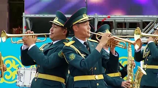 V Международный военно-музыкальный фестиваль "Әскери керней-2016". ЦВО МО РК.