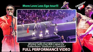 Wizkid Tottenham Stadium FULL PERFORMANCE VIDEO | Sells Out 80k Capacity