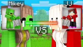 Mikey and JJ Control Girls’ MIND Survival Battle in Minecraft (Maizen)