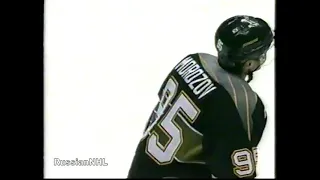 Alexei Morozov scores a hat-trick vs Devils within 7 minutes (7 oct 1999)