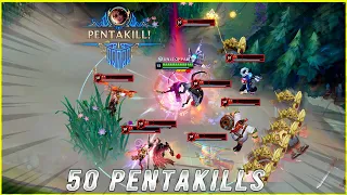 TOP 50 BEST LEAGUE OF LEGENDS PENTAKILLS OF 2024!