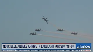 Blue Angels arrive in style for 2023 Sun 'n Fun in Lakeland