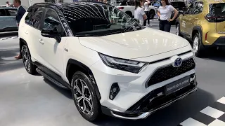 Toyota RAV4 PHEV 2022 (Европа) - ПЕРВЫЙ ВЗГЛЯД экстерьер и интерьер