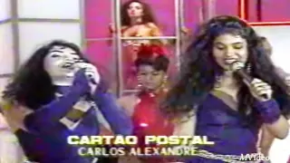 As Mineirinhas Sandra e Valéria - Cartão Postal (Clube do Bolinha) 1991 /  Inédito