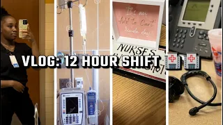 DAY IN THE LIFE OF A NURSE| RN 12HR NIGHT SHIFT +HOSPITAL #rn #nurse #lpn #vlog