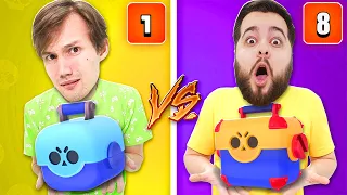 ОТКРЫВАЕМ ЯЩИКИ BRAWL STARS В РЕАЛЬНОЙ ЖИЗНИ!