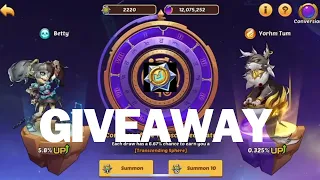 Idle Heroes SOK - Immortal Toad does 1.200 cores in fate and 5k SG giveaway Down Description!!!