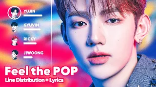 ZEROBASEONE - Feel the POP (Line Distribution + Lyrics Karaoke) PATREON REQUESTED