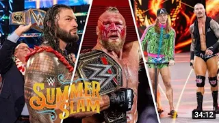 WWE SummerSlam 2022 - Official Match Cards | Winners | Results | Predictions | Returns | Highlights