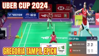 🔴UBER CUP 2024, Gregoria (INA) VS Yeung Sum (Hongkong)