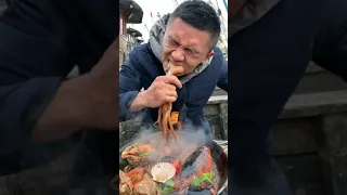 Amazing Eat Seafood Lobster, Crab, Octopus, Giant Snail, Precious Seafood🦐🦀🦑Funny Moments 163