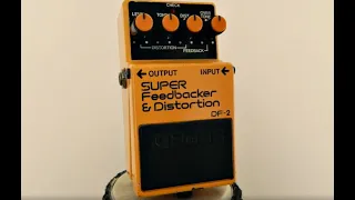 Boss DF-2 Super Feedbacker and Distortion Made in Japan