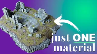 🏛️ RUINED TEMPLE for DnD & Wargaming (Cheap and Easy fantasy terrain)