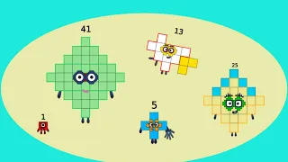 Numberblocks Band Centered Square