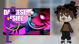 Fnaf 1 react to Darkest desire / a mystery you will never discover  / new serie/ gacha club Part 1