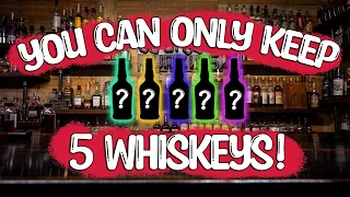 Picking only 5 bottles to keep from the ENTIRE collection!!