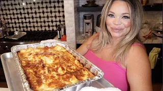 THE PERFECT LASAGNA (CHEESY + MEATY) | Cooking with Trish