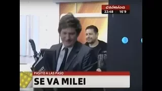 Echan a Javier Milei del programa 1+1=3, Crónica TV- 08/09/17