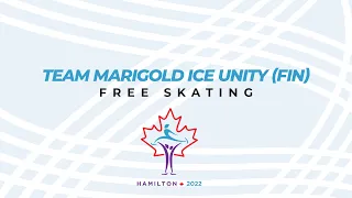 Marigold Ice Unity | FS | ISU World Synchronized Skating Championships 2022| Hamilton| #WorldSynchro
