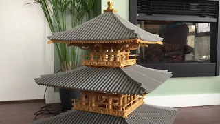 3D Printed Model of Hokiji Pagoda