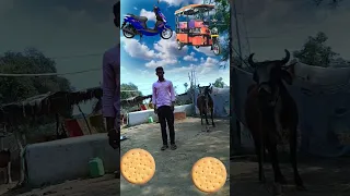 Marie Biscuit ☕😳to scooter, rikshaw,toto, &। tractor - vfx magical video #trending  #shorts