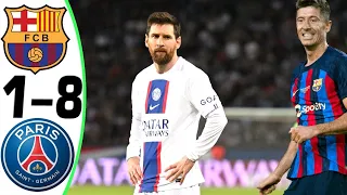 Barcelona vs PSG 1-8 - All Goals and Highlights RÉSUMÉN & GOLES ( Messi vs Mbappe ) HD