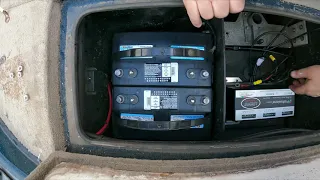 How to install a 3 bank battery charger with a 24 volt trolling motor