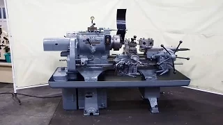 WARNER & SWASEY No. 3 Ram Type Turret Lathe Model 1200