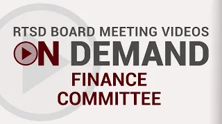 June 15, 2021 RTSD Finance Committee Meeting