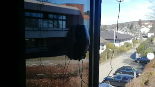 Fensterputz-Roboter in Action