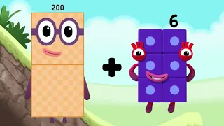 Numberblocks Learn to Count 206 Numberblocks 1-100 Adventure | Number Explore Simply Math