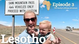 She drives the SCARIEST road of her life  | Sani Pass Lesotho