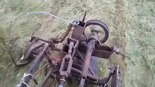 Самодельная Косилка. переделанная конная Schumacher segment mower