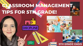 HOW TO MANAGE BEHAVIOR IN A 5TH CLASSROOM!