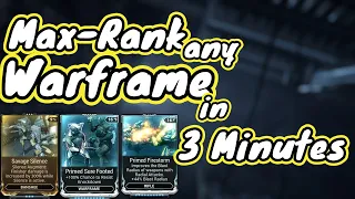 RANK 1 ---} 30 in 3 MINUTES Any Warframe | Warframe 2022 Gameplay | Fast Leveling | Affinity