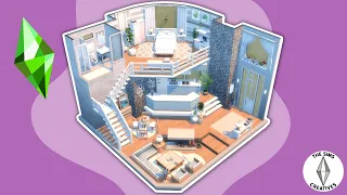 The Sims 4 Stop Motion Build | Bright Apartment | NO CC