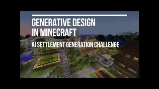 GDMC - AI Settlement Generation Challenge in Minecraft