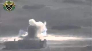 Free Syrian Army  destroy 2 russian tanks T72 perfect RPG hits fsa syria