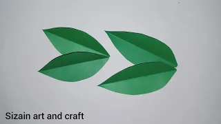 How to cut leaves - Easy leaves cutting - Paper leaves - leaves craft