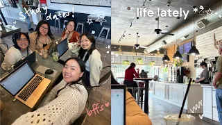 life lately ☁️☕️ VLOG: friends day out, cafe study date, whisper challenge, ending the semester