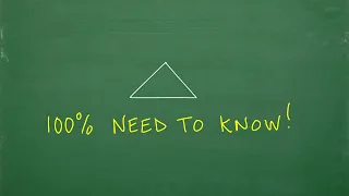 The Basics About TRIANGLES – 100% of Math Students Need to Know