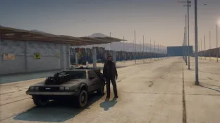BTTF, INDIANS! RECREATED IN GTAV. GOING TO 1885 PART 2. (WITH THE DRIVE IN THEATRE)
