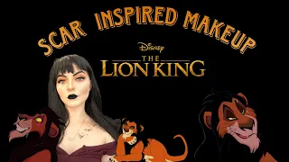 SCAR INSPIRED MAKEUP // DISNEYS THE LION KING