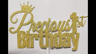 Diy preparation for my precious 1st birthday